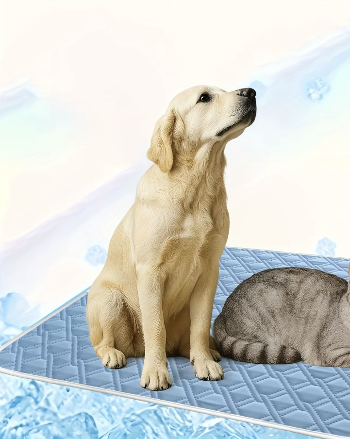 Alfombrilla Refrescante para Perros y Gatos — Alivia el calor del verano al instante