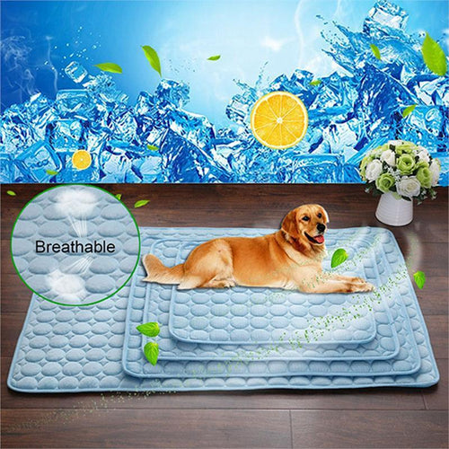 Alfombrilla Refrescante para Perros y Gatos — Alivia el calor del verano al instante