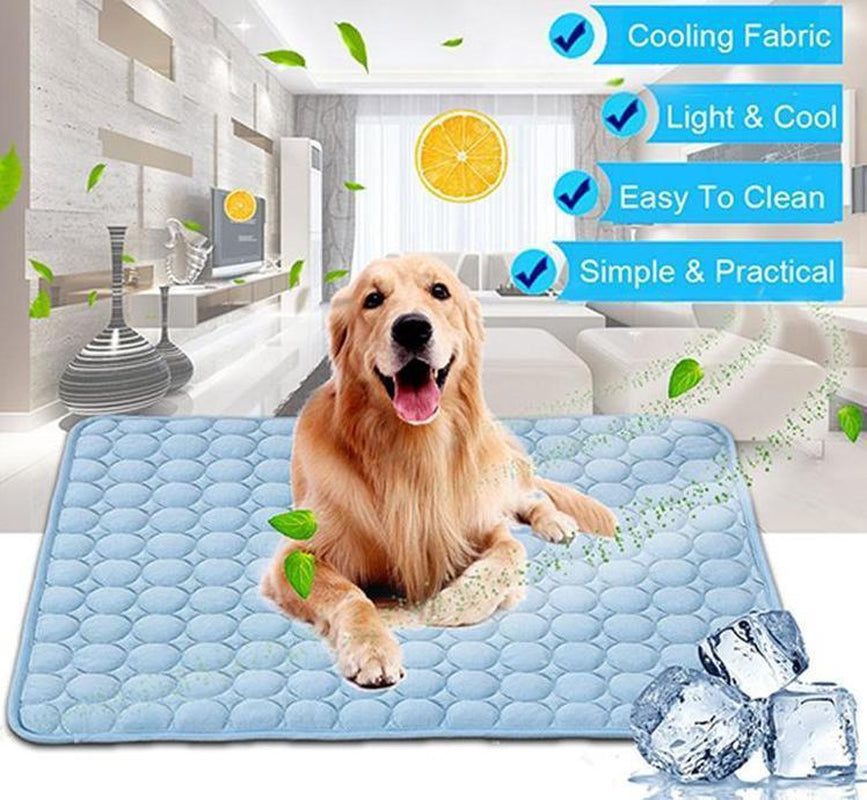 Alfombrilla Refrescante para Perros y Gatos — Alivia el calor del verano al instante