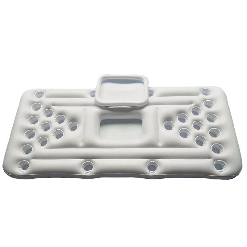 Mesa de beer pong hinchable flotante para piscina